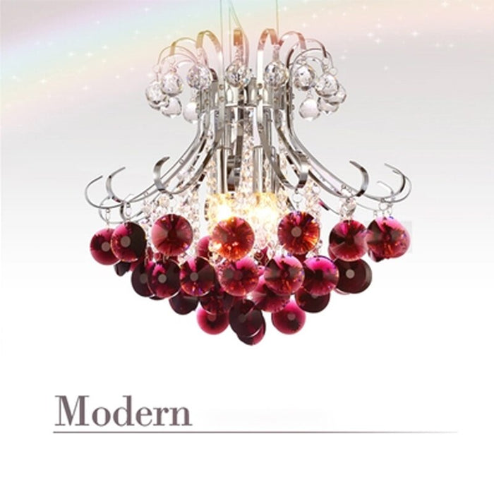 Modern Fashion Home Decor Crystal E14 Bulb Pendant Light Fixture