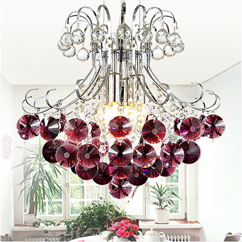 Modern Fashion Home Decor Crystal E14 Bulb Pendant Light Fixture