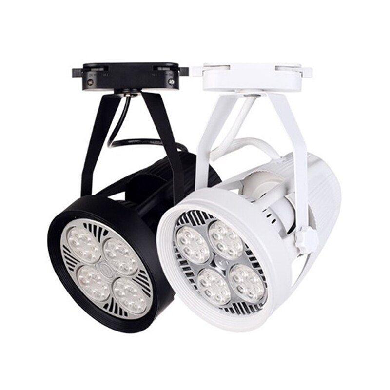 Black And White Aluminum LED Spotlight Track Light