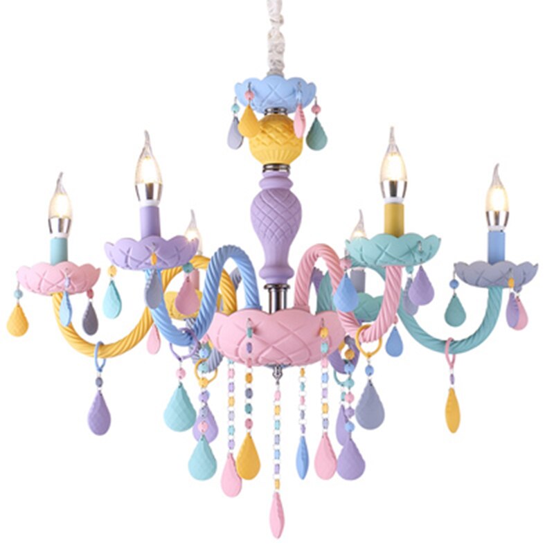 American LED E14 Lights Princess Makaron Kid Lamps