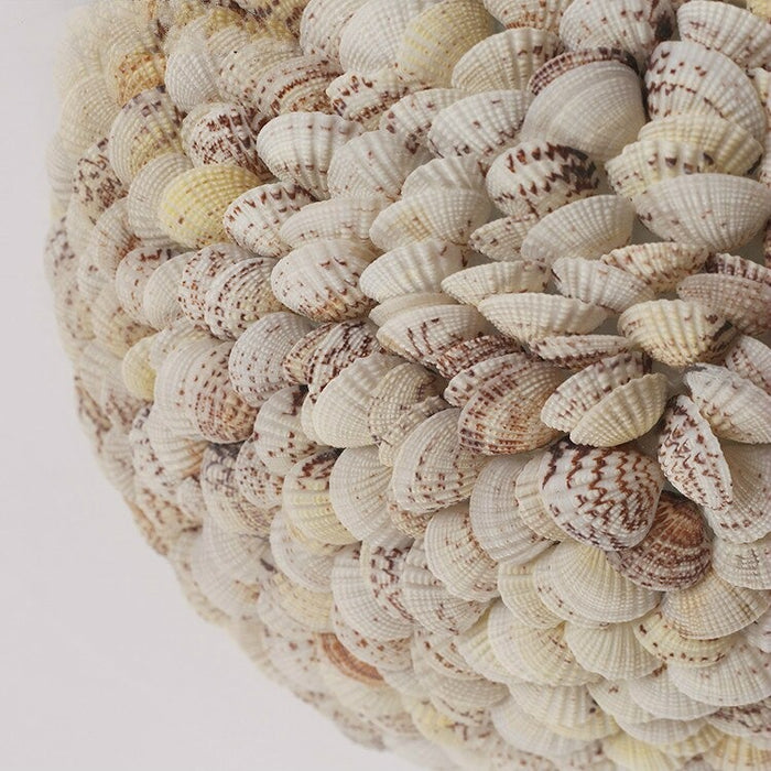Mediterranean Style Natural Shell Ceiling Light