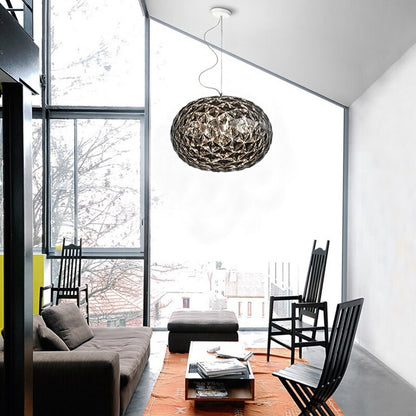 Acrylic Oval Ball Pendant Lamp