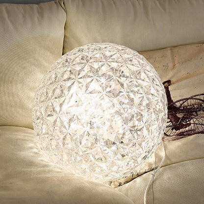 Acrylic Oval Ball Pendant Lamp