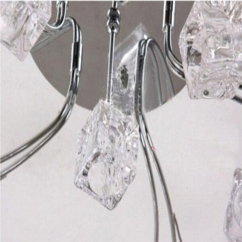 Modern Crystal Cube Decor Ceiling Lamp Fixture