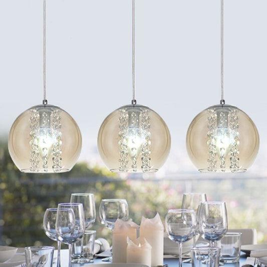 Modern Glass Ball Pendant Light