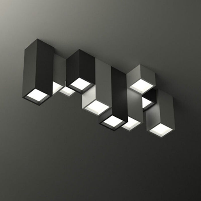 Modern Acrylic Geometric Combination LED Ceiling Light