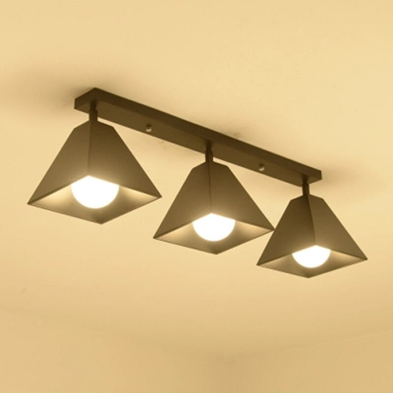 Modern Brief Bar Entrance Iron Ceiling Lights Fixture