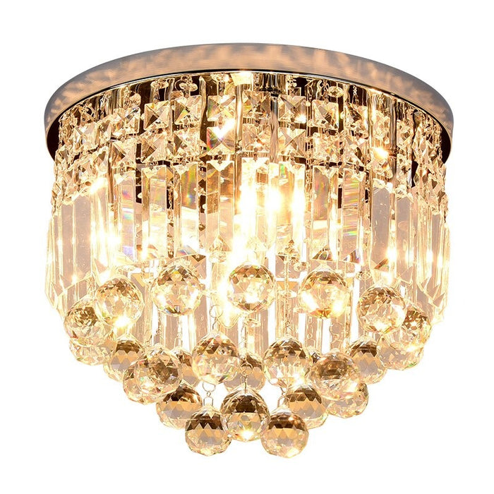Bedroom Crystal LED Bulb Ceiling Lamp