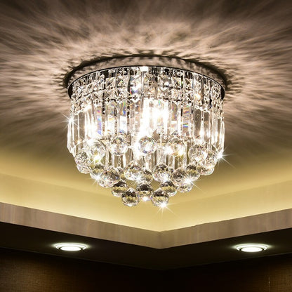 Bedroom Crystal LED Bulb Ceiling Lamp