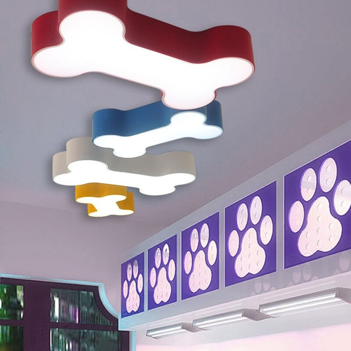 Modern LED Dog Bone Design Ceiling Lamp