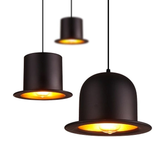 Brief Hat Design Single Head Pendant Light