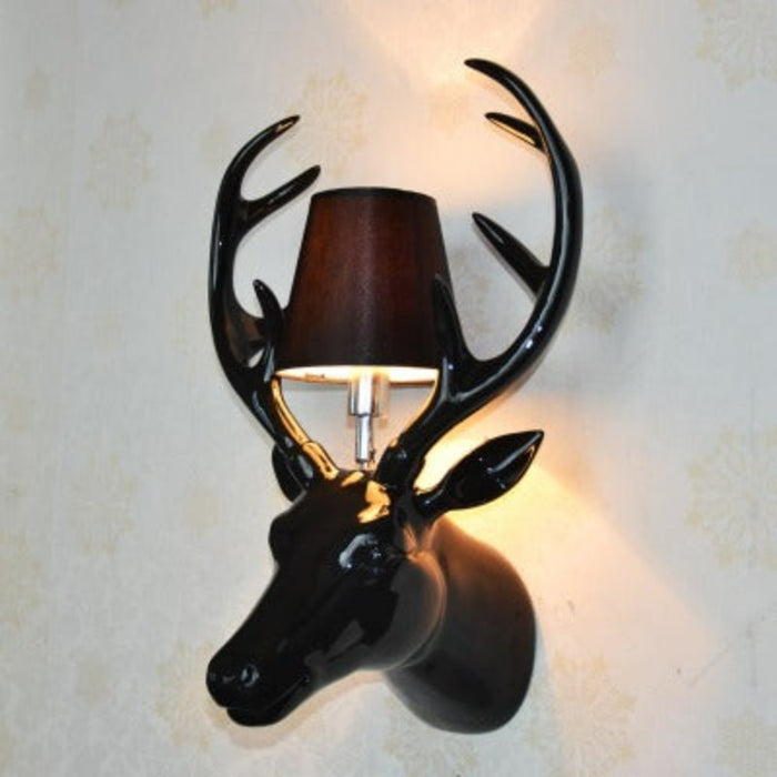 Creative Resin Deer Wall Lamp
