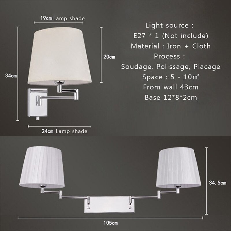 Modern Brief Wall Bedside Lamp