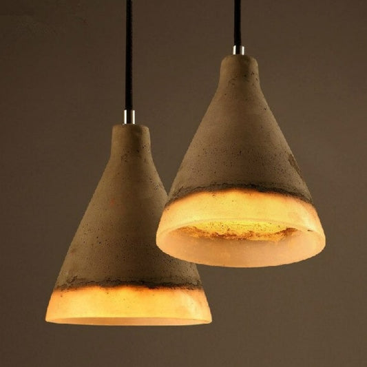 Modern Cement Resin Pendant Lamp