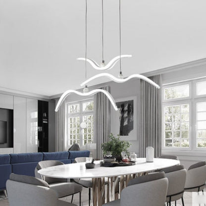 Modern Seagull Design Acrylic Pendant Lamp