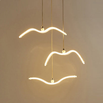 Modern Seagull Design Acrylic Pendant Lamp