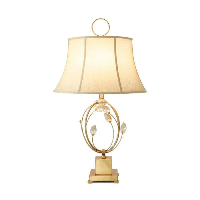 Classic Design Golden Electroplated Metal Table Lamp