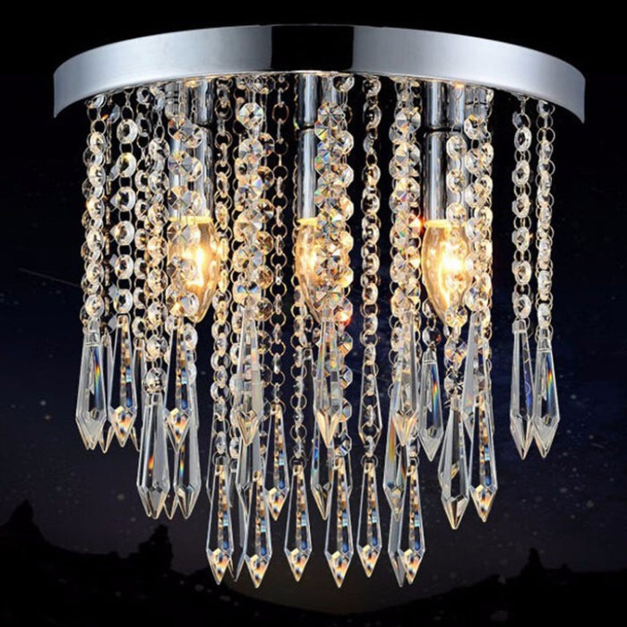 LED Bulb Crystal Ceiling Lamp