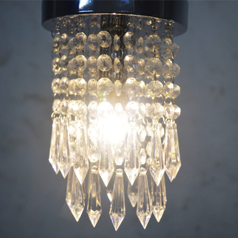 LED Bulb Crystal Ceiling Lamp