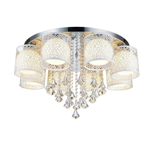 Modern Crystal Glass Ball Ceiling Light Fixture