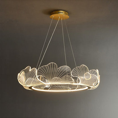 Modern Lotus Leaf LED Chandelier