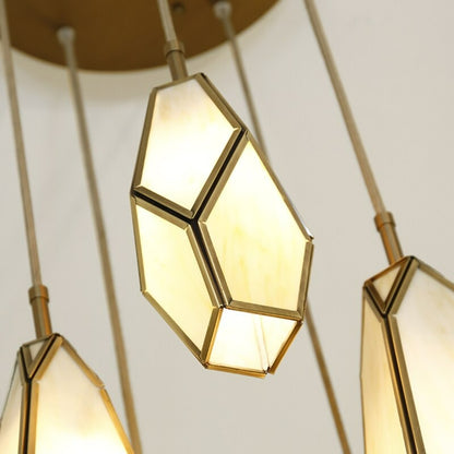 Diamond Design Single Head Pendant Lamp