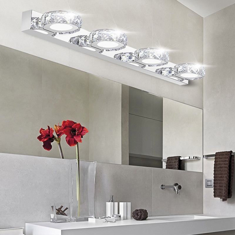 Modern White Crystal LED Make-Up Mirror Lights