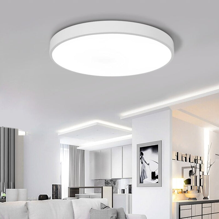 White Round Modern LED Ceiling Light