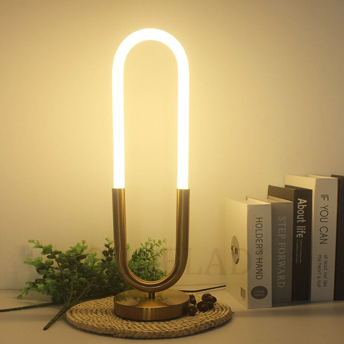 The Modern Gold LED Table Lamp