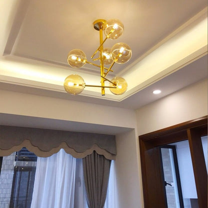 Glass Balls Decorative Ceiling Light Fixture