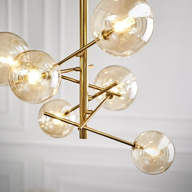 Glass Balls Decorative Ceiling Light Fixture