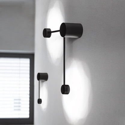 Modern Minimalist Black Painted Interior Wall Lamp