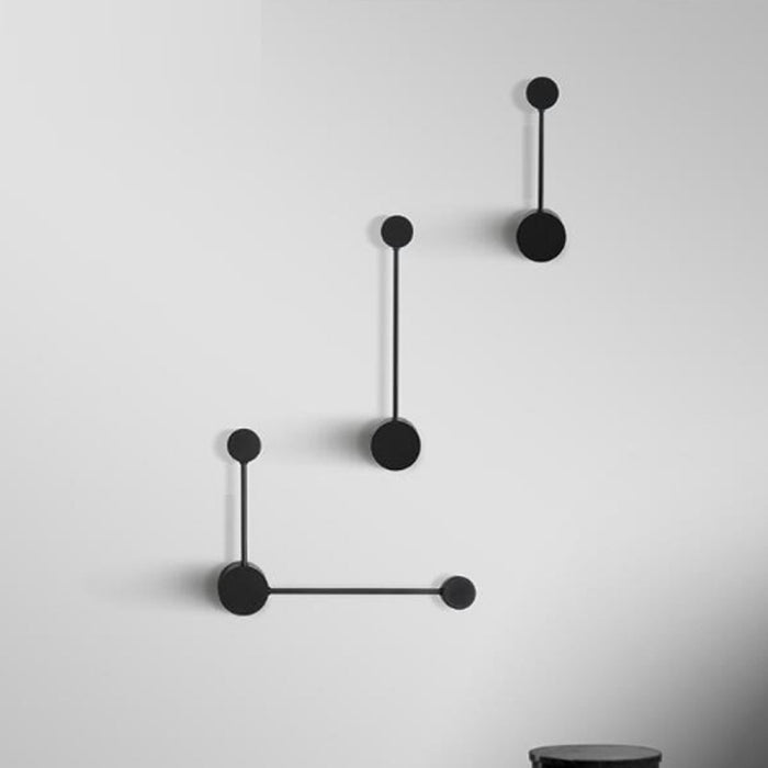 Modern Minimalist Black Painted Interior Wall Lamp