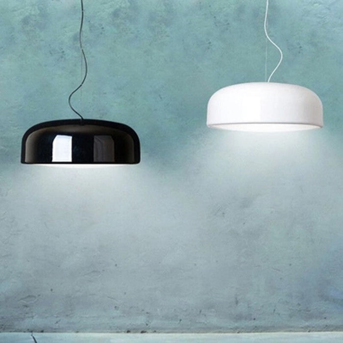 Modern Minimalist Black White Ceiling Lamp