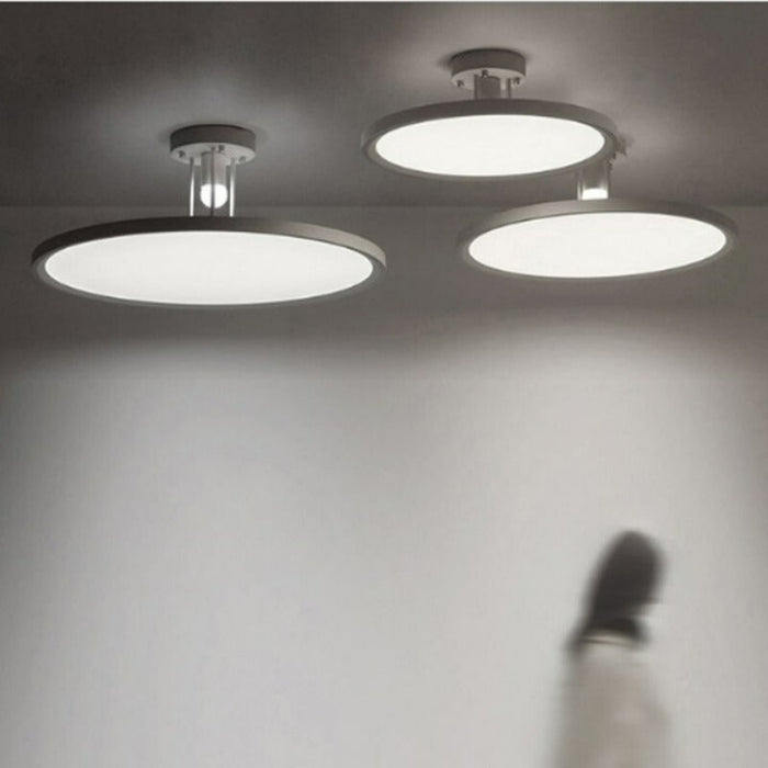 Black Color Modern Circular LED Ceiling Lamp