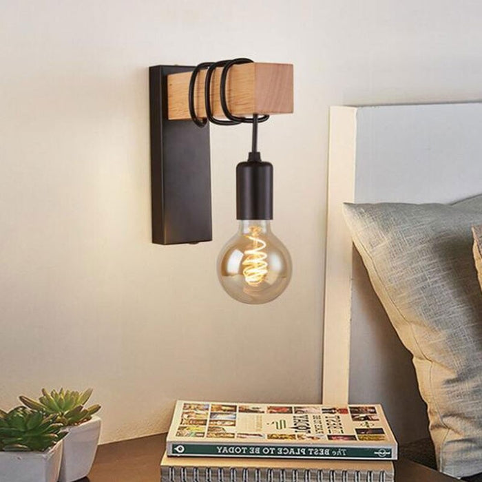 Modern Minimalist Indoor Wall Light Wood Wall Lamp