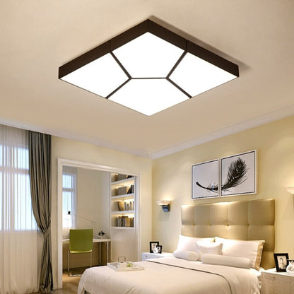 Creative Geometric Black And White Ceiling Lamp