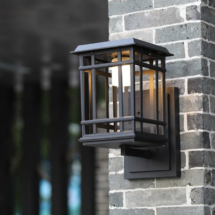Modern Solar Outdoor LED Wall Lamp