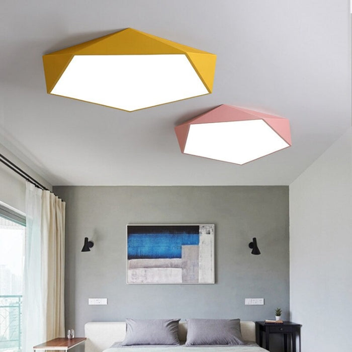 Modern Ultra-Thin Geometric Shape Ceiling Lamp