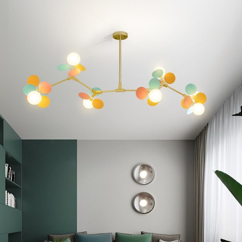 Multicolor Magic Bean Acrylic Chandelier Light