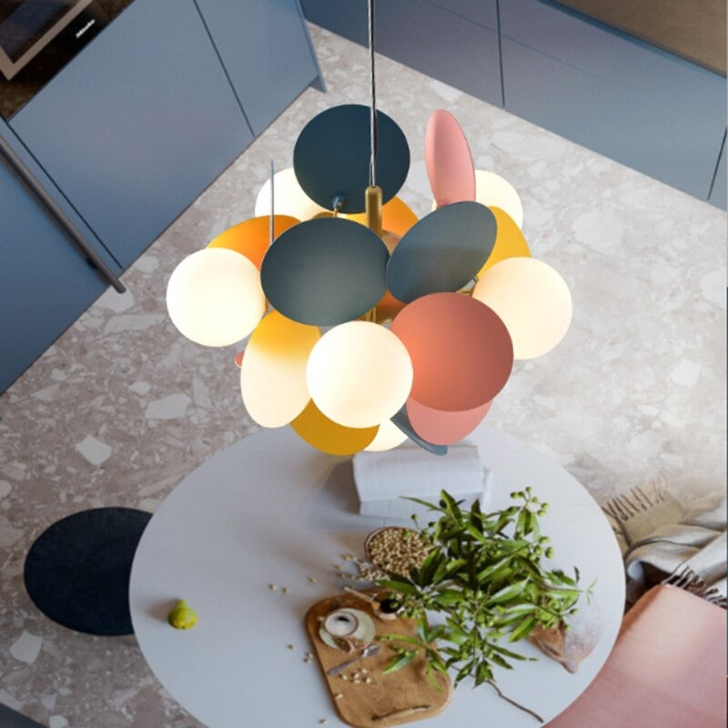 Multicolor Magic Bean Acrylic Chandelier Light