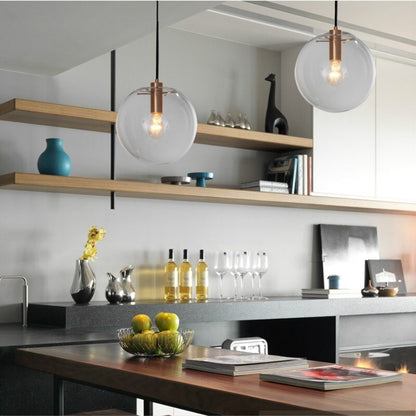 Modern Nordic Luster Globe Pendant Lights