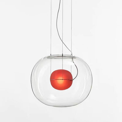 Clear Glass Ball Single Head Pendant Lamp