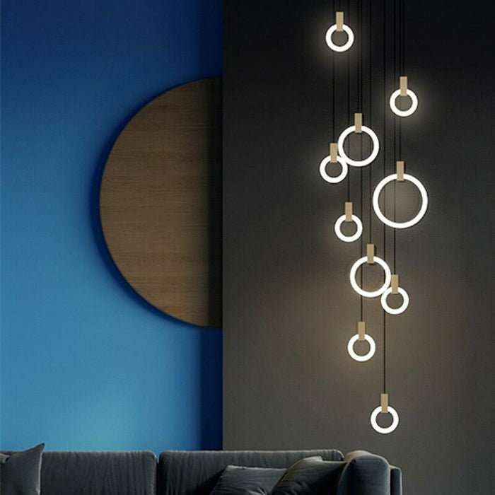 Simple Hanging Circle Pendant Lamp