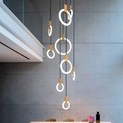 Simple Hanging Circle Pendant Lamp