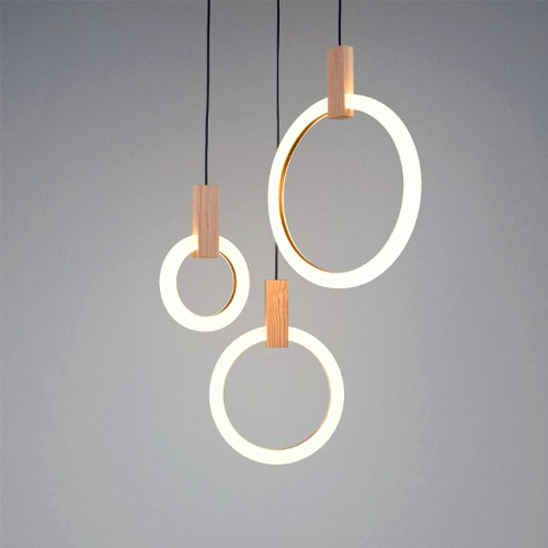 Simple Hanging Circle Pendant Lamp