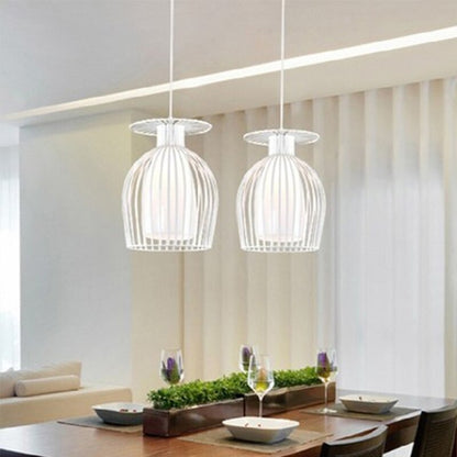 Modern Creative Black And White Iron Pendant Lamp