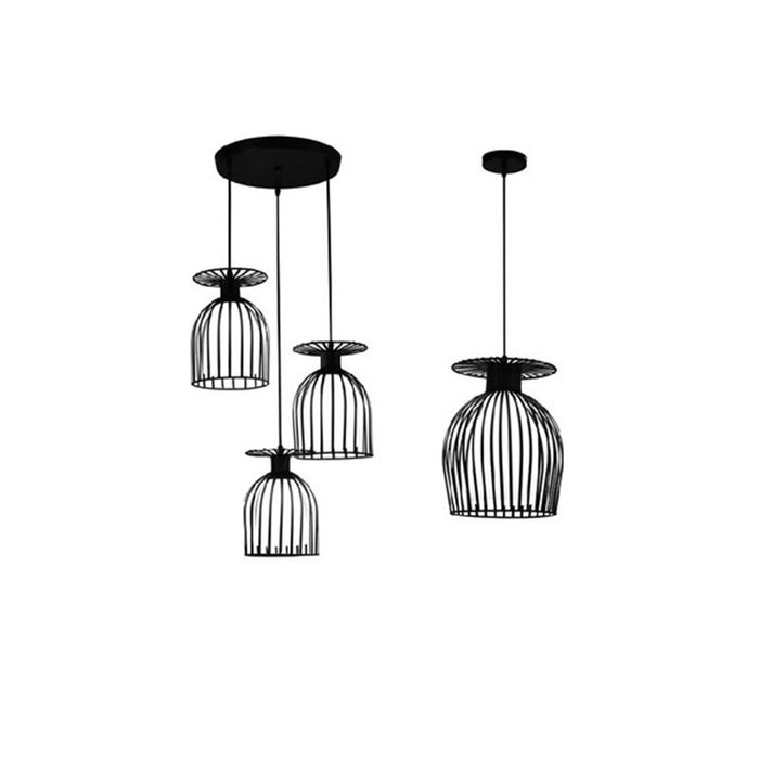 Modern Creative Black And White Iron Pendant Lamp