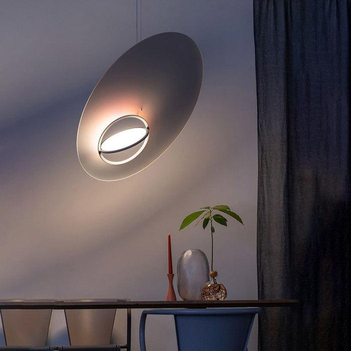 Modern Gradient Colored Glass LED Pendant Lamp