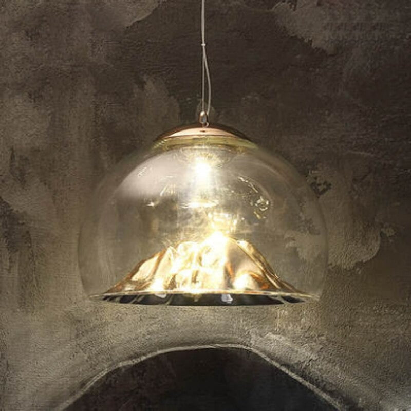 Mountain Sculpture Ceiling Light Fixture